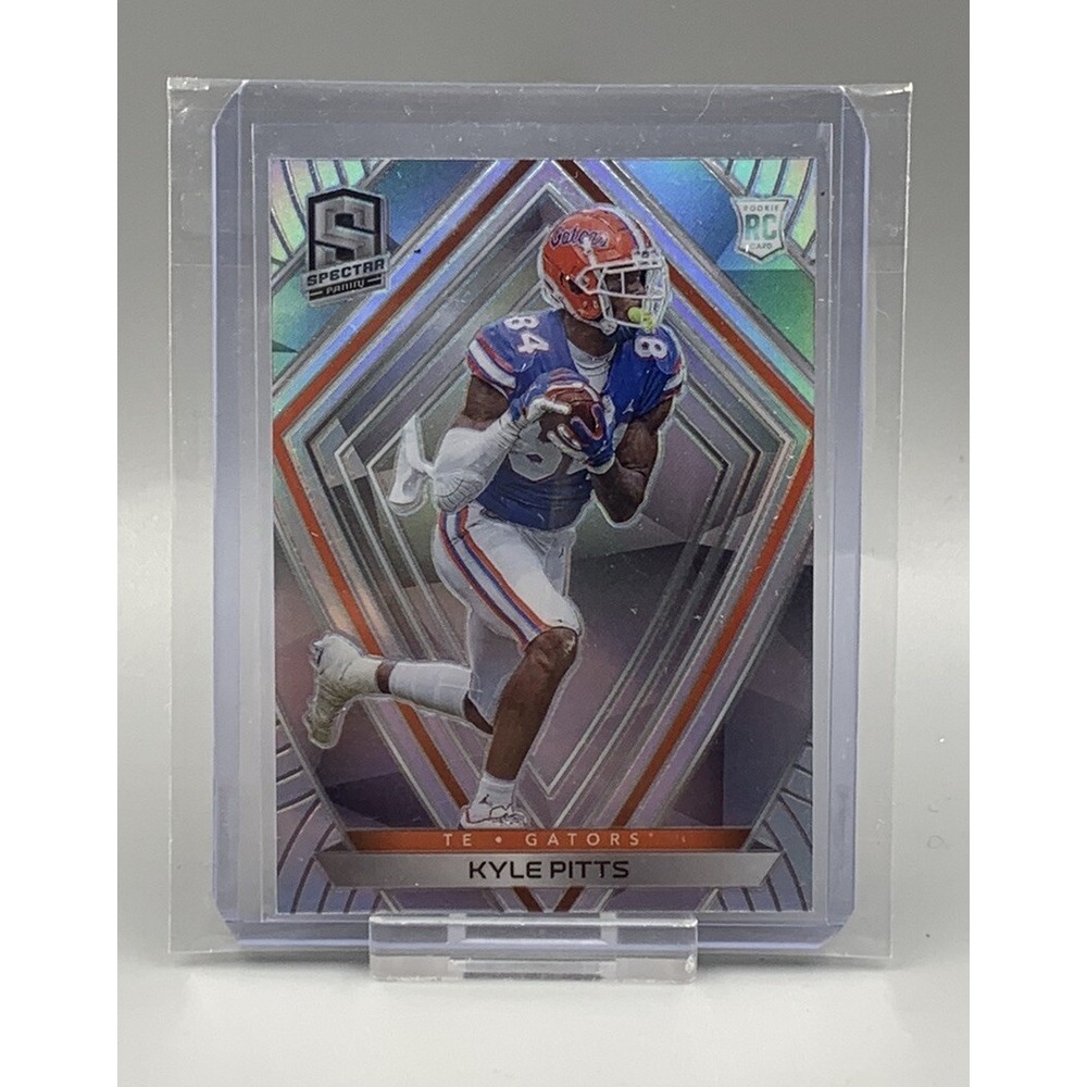 Kyle Pitts 2021 Panini Chronicles Draft Picks Spectra Silver RC #296 Florida